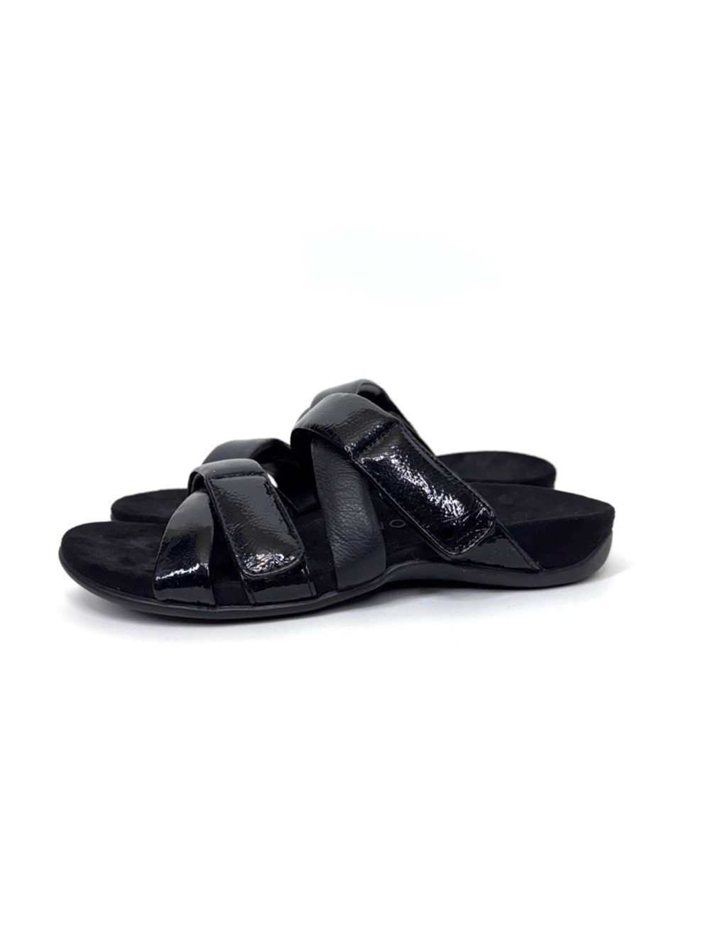 Vionic Hadlie Black Strappy Sandals With Elevated Heel Size 7